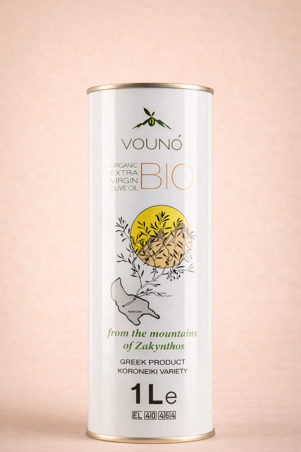 Vouno Bio Organic Extra Virgin Oil 1 L