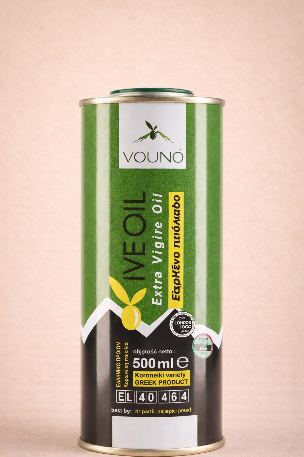 Vouno Extra Virgin Oil 500 ml